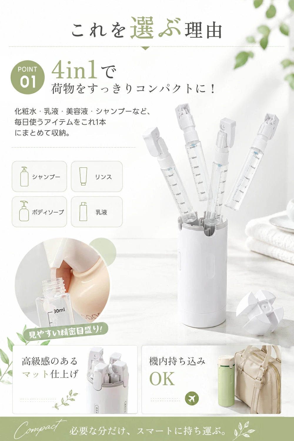 SmartTrip™ スマートトラベルセット