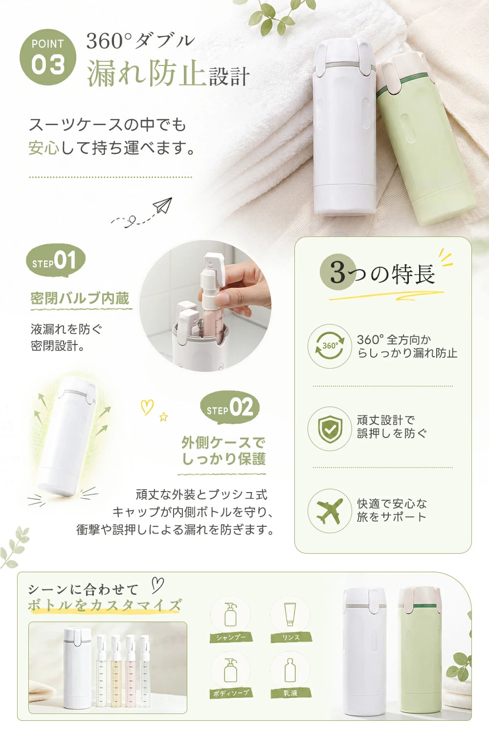 SmartTrip™ スマートトラベルセット