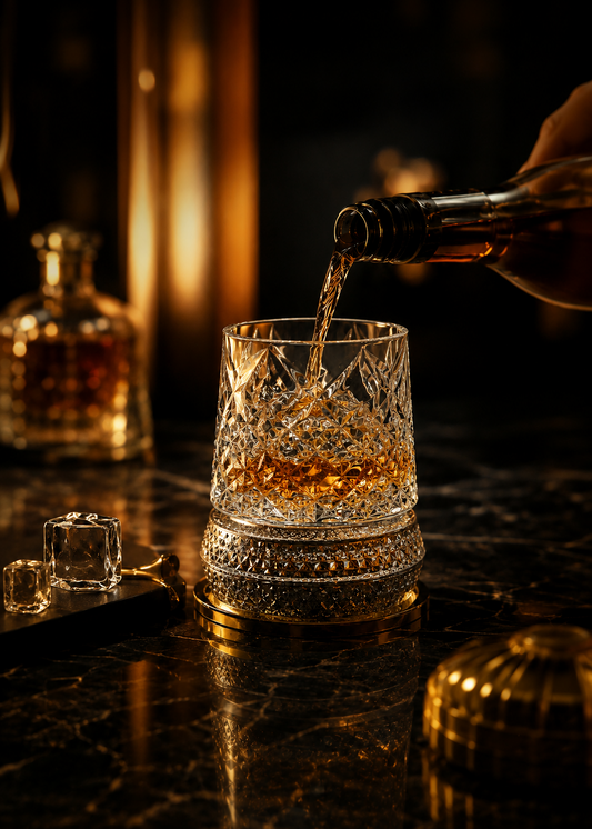 WhiskyOrbit™ 至福の回転ウイスキーグラス