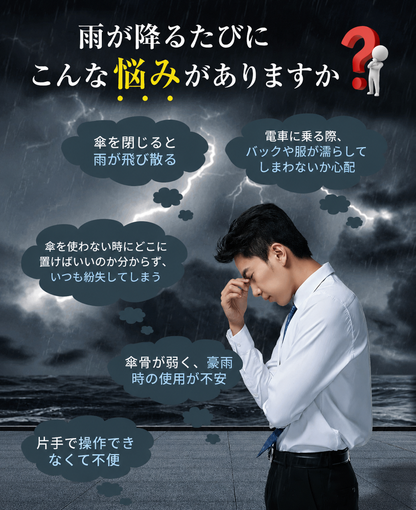 EverDry™ 逆折り式UVカット傘