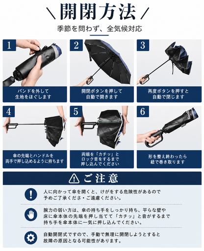 EverDry™ 逆折り式UVカット傘