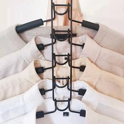 エコグリップハンガーでクローゼットを整理し、服のシワを防ぎましょう。満足保証付き！