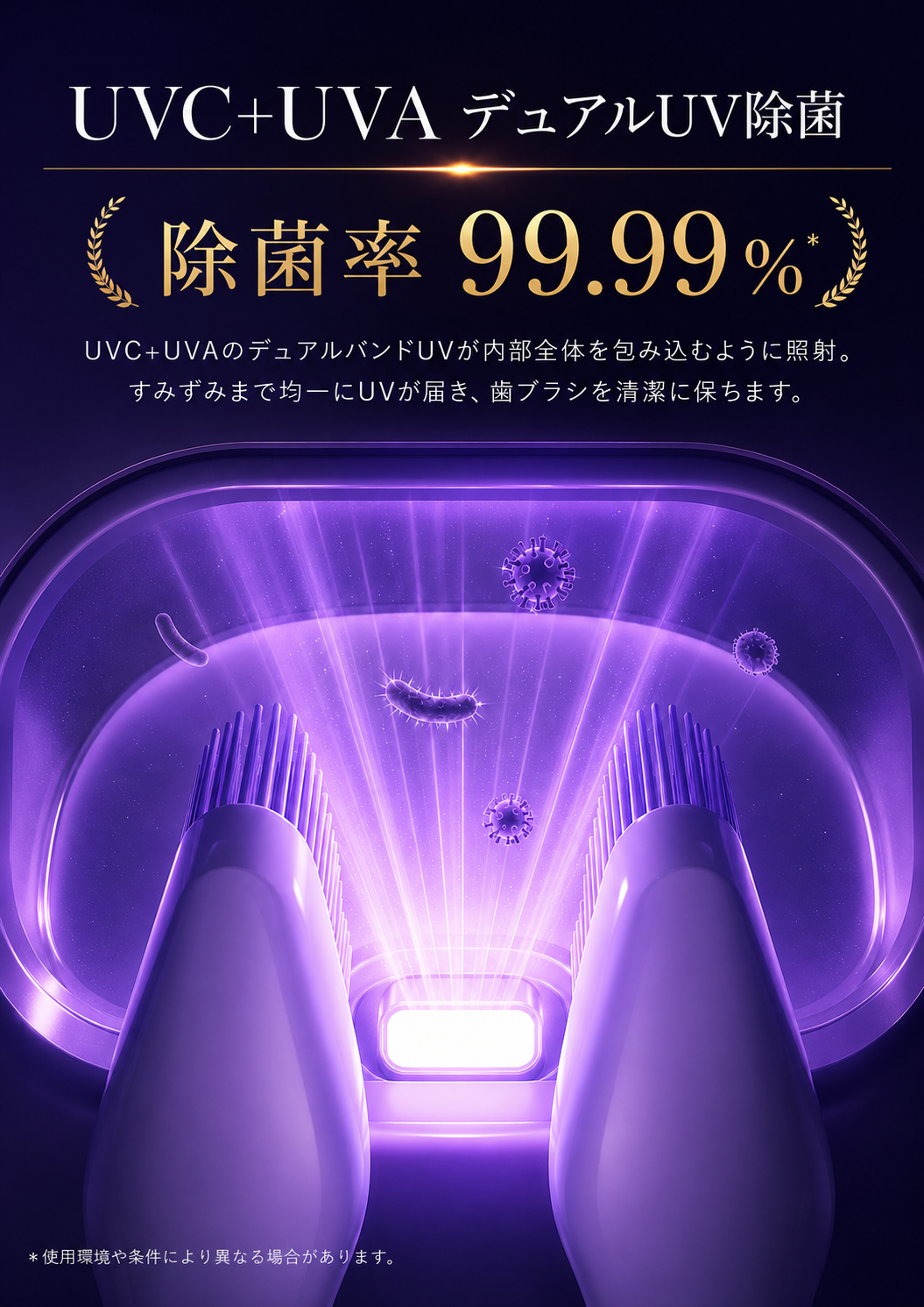 OralSafe™ UV除菌スマートホルダー